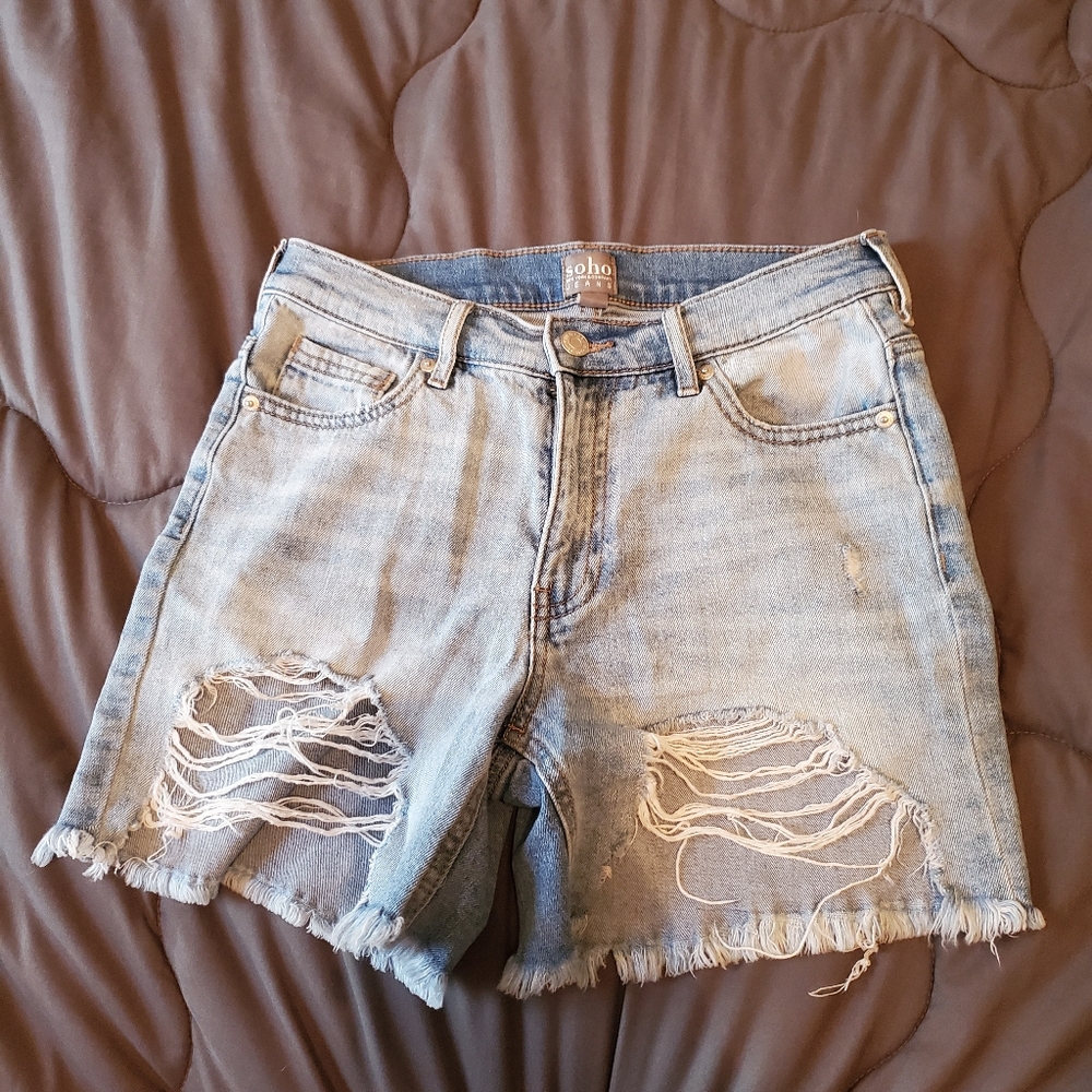 SOHO jean shorts high rise size 0